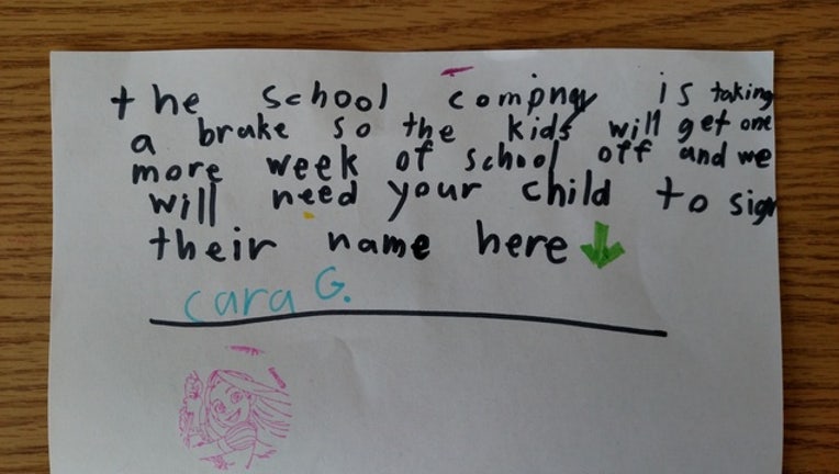 My daughter got the mail today (it's Sunday), apparently they have another week off school. - Imgur_1451963067302.jpg