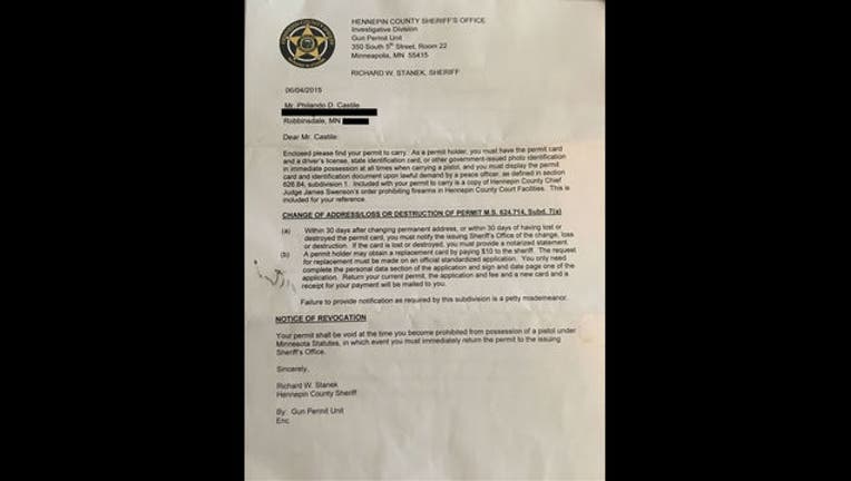 Philando Castile's permit to carry-409162