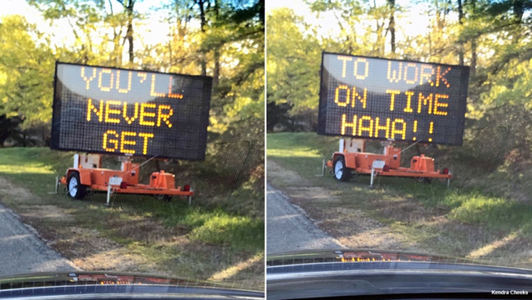 Roadside-message board in Prince George's County-401720