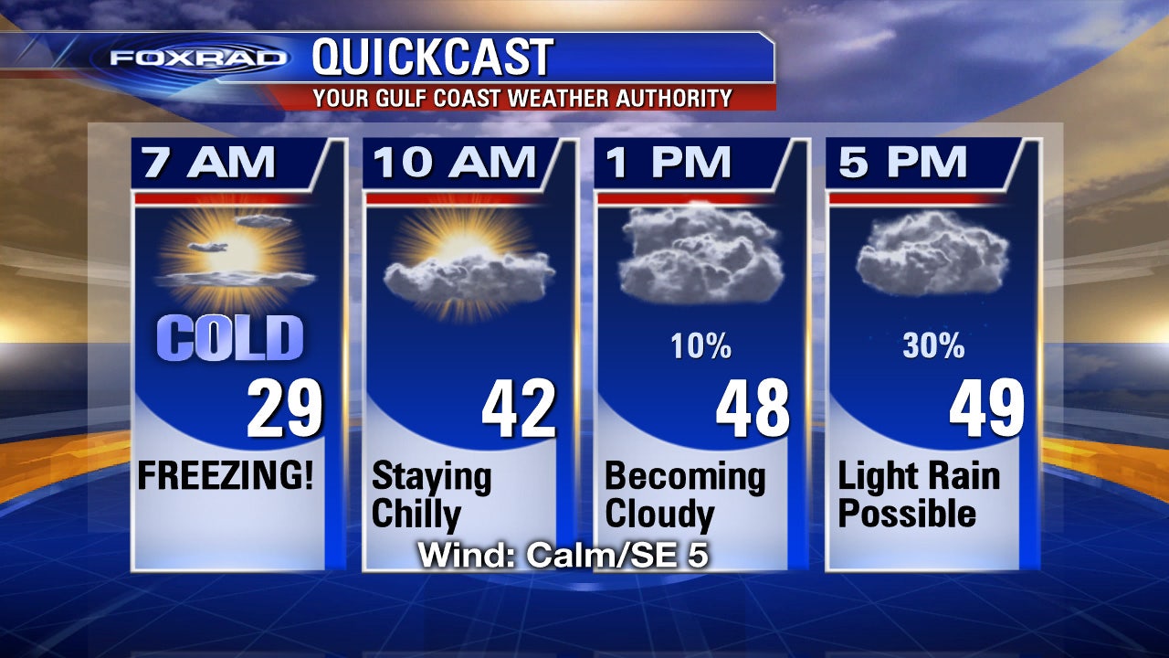 Houstonarea temperatures dip into 20s, low 30s Wednesday morning