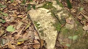 Forgotten cemetery uncovered in Conroe