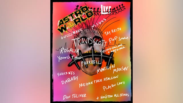 Astroworld Festival lineup: Megan Thee Stallion, Marilyn Manson, Rosalia, Gucci Mane, Pharrell