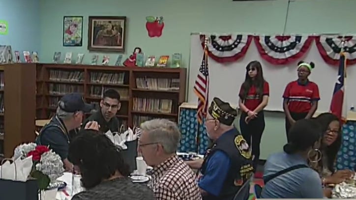 Veteran's Day Breakfast at Harmony School of Excellence.