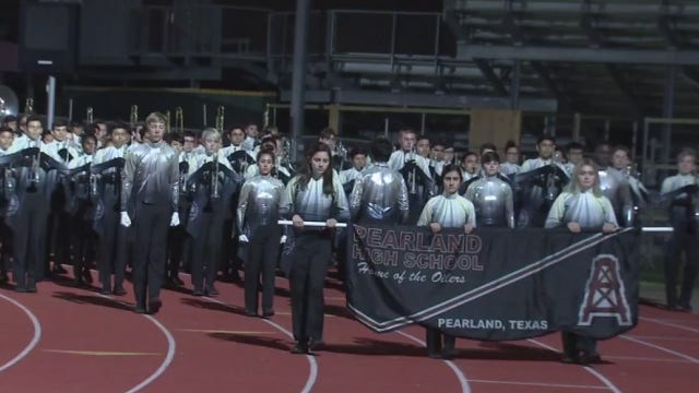 Pearland High School Band one of 20 bands worldwide performing at Rose Parade
