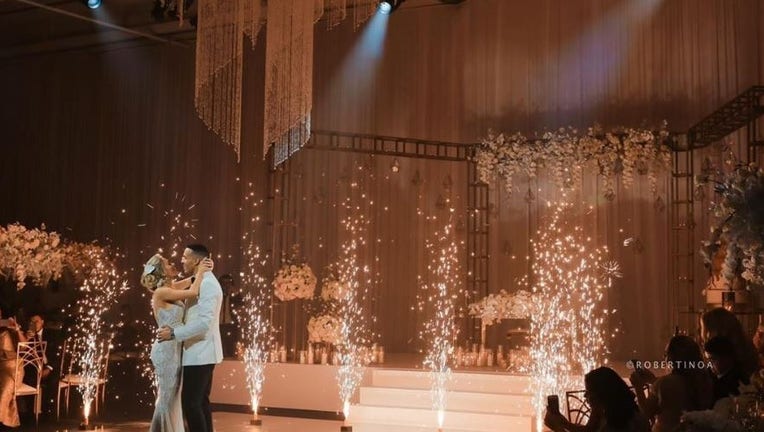 Houston Astros player Carlos Correa and Daniella Rodriguez celebrated their marriage on Saturday in Punta Cana.