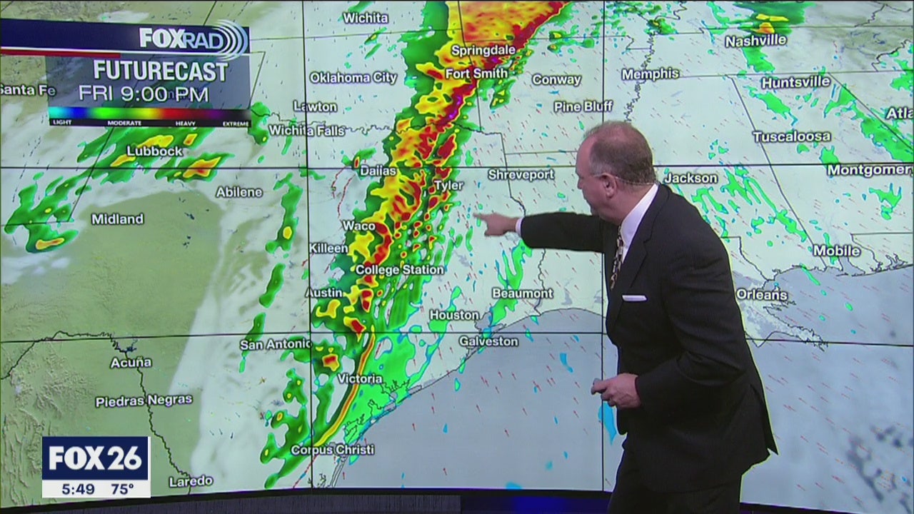 Hour by Hour look at tonight's severe weather