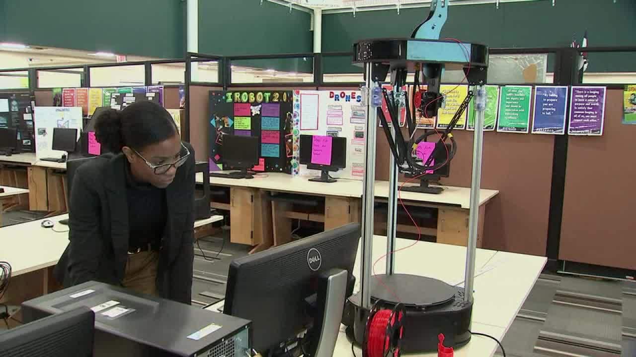 Carl Wunsche HS engineering student shines in the classroom