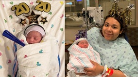 Houston babies born just minutes after midnight on New Year’s Day