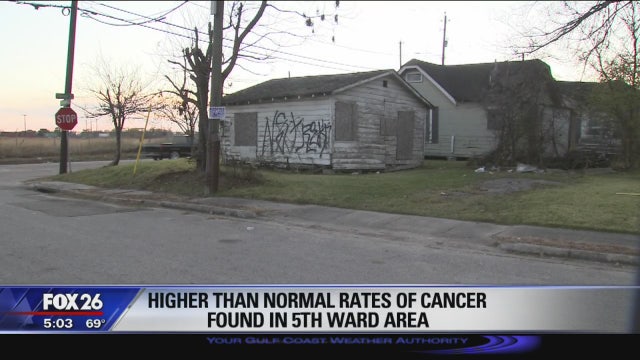 Houston Health Department starts investigating cancer-struck area