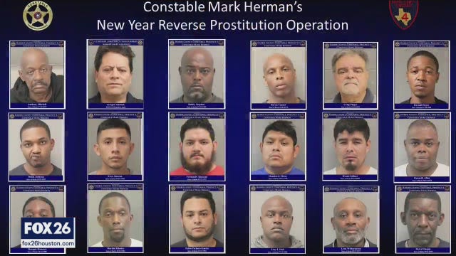 18 busted in prostitution sting after child was solicited while walking home from school