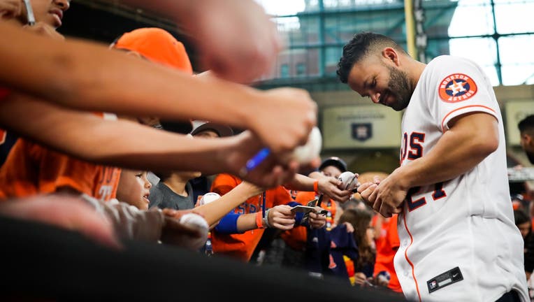 Houston Astros fans filled Minute Maid Park on Saturday for the annual FanFest event.