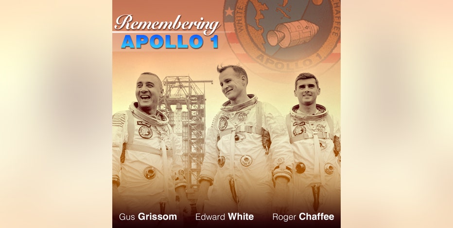 Apollo 1 Gus Grissom Ed White Roger Chaffee Nasas Apollo 1 Pin