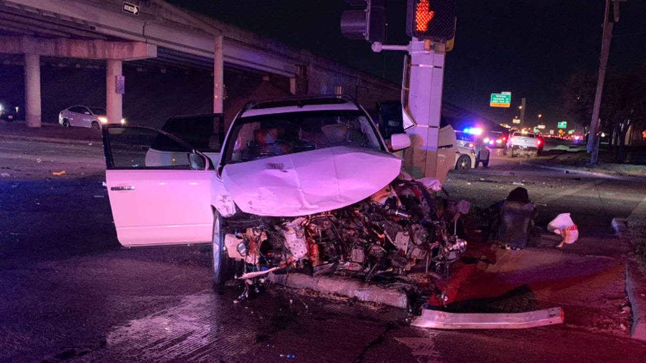 Two In Custody After Police Chase Ends In North Houston Crash