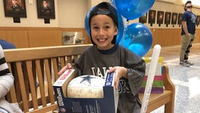 Texas boy, 8, gets special adoption celebration after spending half his life in foster care