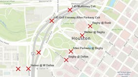 Road closures for the Houston Livestock Show & Rodeo Ride, Run and Parade