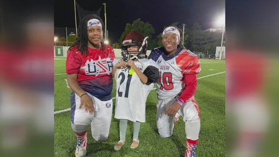 Girls gear up for tackle football in Houston