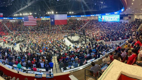 Bernie Sanders holds rally in Houston following caucus victory
