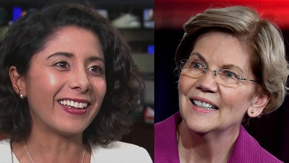 Harris County Judge Lina Hidalgo endorses Elizabeth Warren for president
