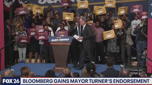 Bloomberg in Texas, gains Mayor Turner endorsement- What's Your Point?