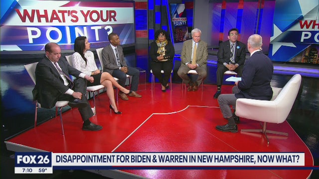 The Democratic candidates after New Hampshire primary- What's Your Point?