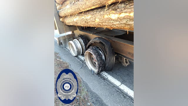 Truck driver's lack of tires becomes Georgia police's 'Violation of the Week'
