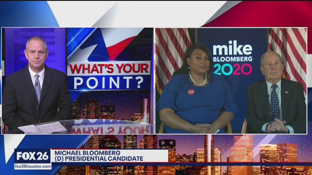 Bloomberg campaigns in Texas, What's Your Point?