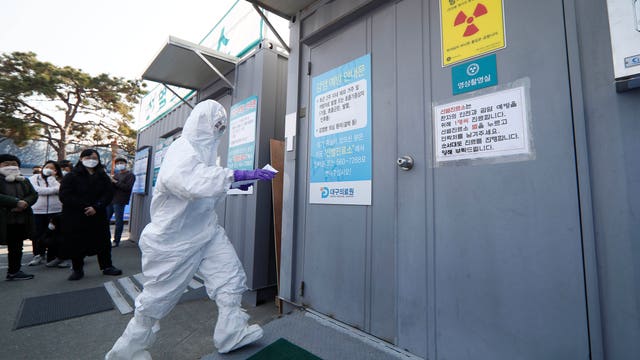 South Korean coronavirus cases jump again, 1st US soldier infected