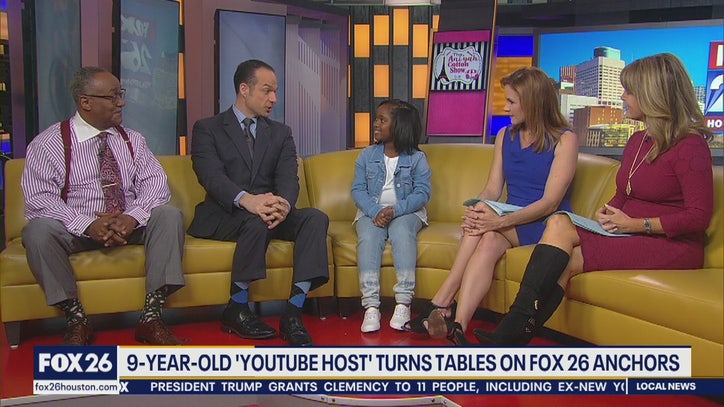 9-year-old Youtube host Aniyah Cotton turns table on FOX 26 anchors ...