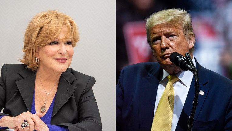 President Trump and Bette Midler