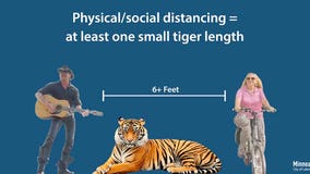 Minneapolis uses 'Tiger King' to demonstrate social distancing guidelines