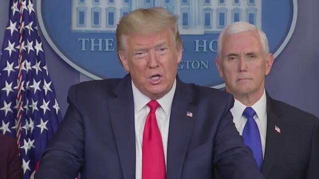 President Trump signs emergency relief bill