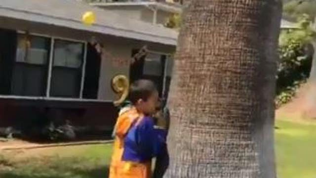Community sings happy birthday to Riverside boy after party was canceled due to Stay at Home order