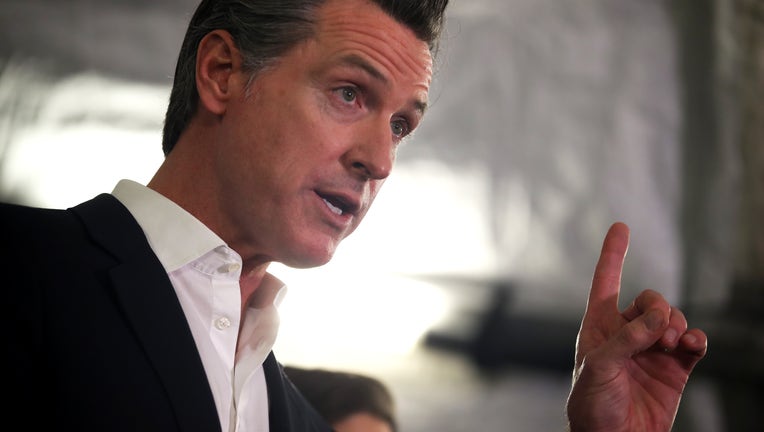 California Governor Gavin Newsom And Oakland Mayor Libby Schaaf Speak On State's Actions On Homelessness Crisis