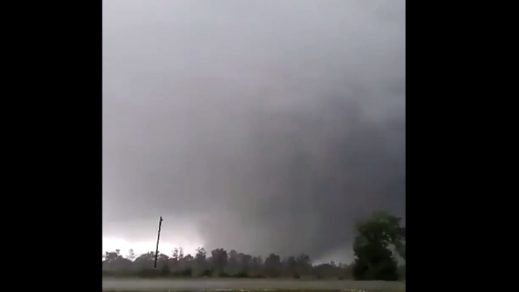 VIDEO: Tornado spotted moving through Seven Oaks, TX