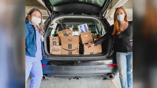 Volunteers donate morale-boosting gifts, letters to coronavirus ICU medical staff