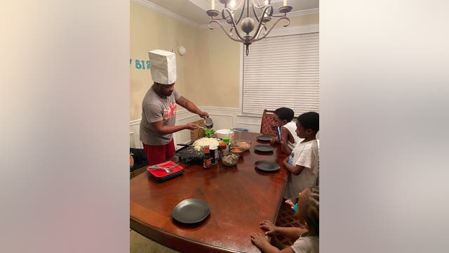 Georgia dad creates hibachi dinner for son's birthday