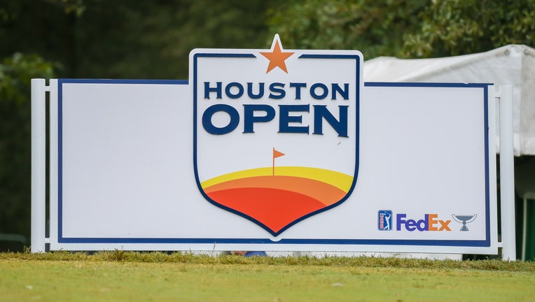 HUMBLE, TX - OCTOBER 11: Overcast morning on tee 2 during Round 1 of the Houston Open on October 11, 2019 at the Golf Club of Houston.