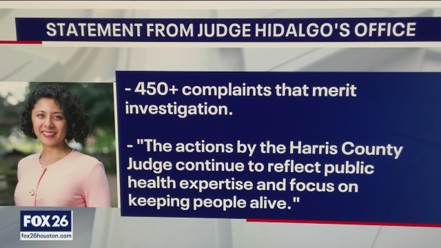 Judge Hidalgo encouragement to report businesses open too early riles critics