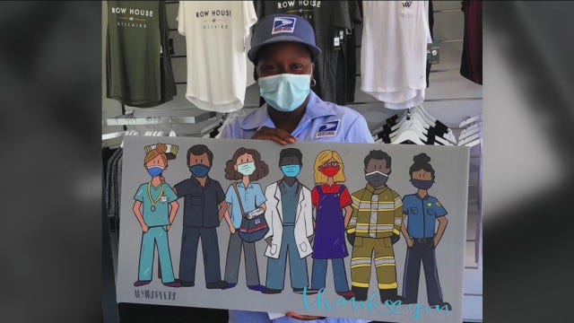 Bellaire business owner starts new business making signs thanking essential workers