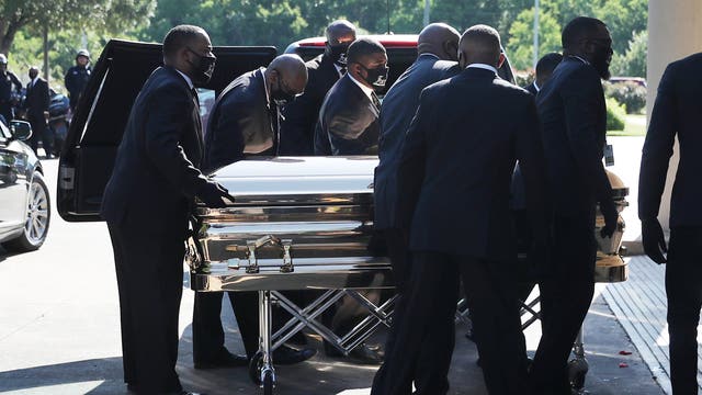 6,362 mourners pay final respects to George Floyd at public viewing in Houston