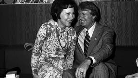 Jimmy and Rosalynn Carter celebrate their 74th anniversary
