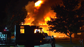 Standoff in Baytown ends in house fire, suspect believed to be dead