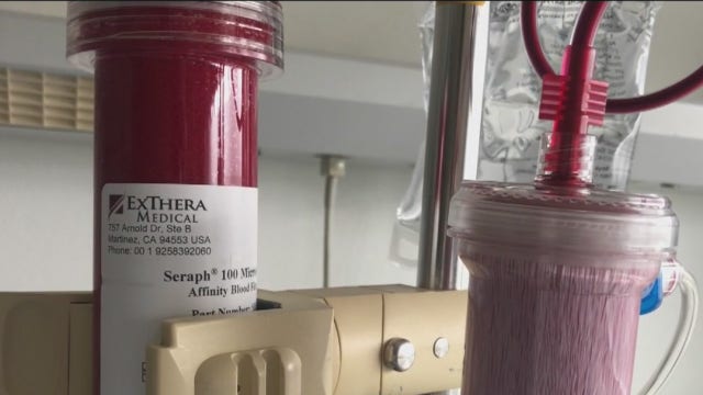 Filter is being tested in Texas to remove COVID-19 from bloodstream