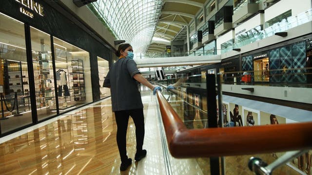 Stores focus on cleaning to get shoppers back to spending