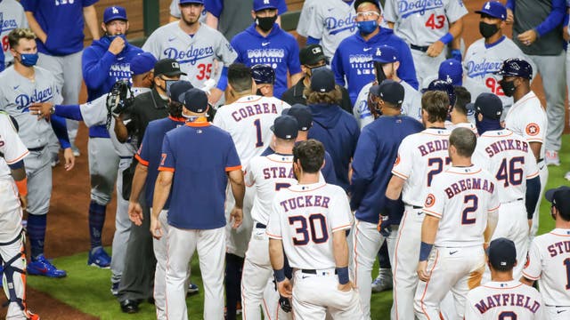 Astros manager fined following bench-clearing incident