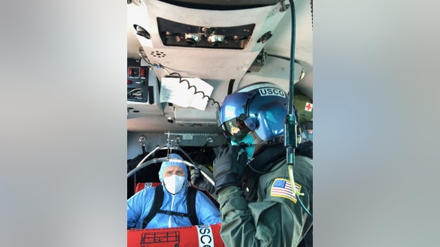 Coast Guard medevacs crew member 35 miles offshore of Freeport