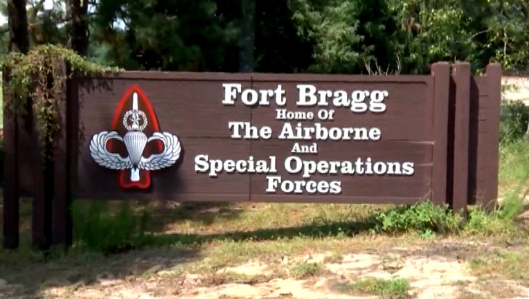 fort bragg sign