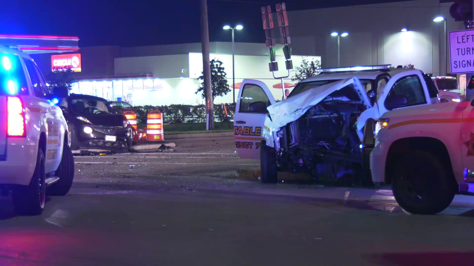 Pct. 7 constable deputy involved in crash on Sam Houston Tollway FOX