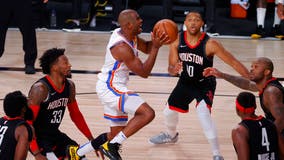 Thunder beat Rockets in game 4, tie series