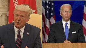 Trump says Biden speech is 'just words' at DNC close